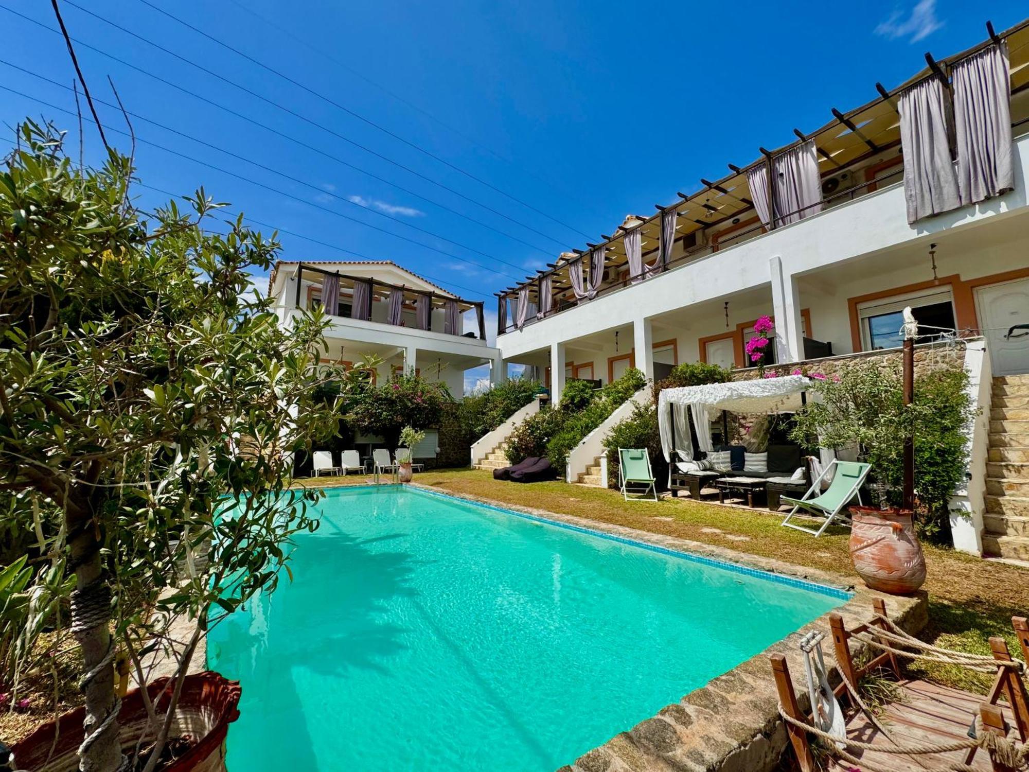 Irene'S Maisonette At Rafaella Resort Kokkónion Dış mekan fotoğraf
